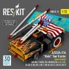 RESKIT RSK32-0014 A/S32A-31A Mule Tow Tractor (short version) (AV-8B, F-14B/D, F/A-18C/D/E/F/G, C-2, E-2С, EA-6B, S-3B, AH-1, UH-1, UH-60, CH-47, CH-53, SH-3) (3D Printed model kit) (1/32)